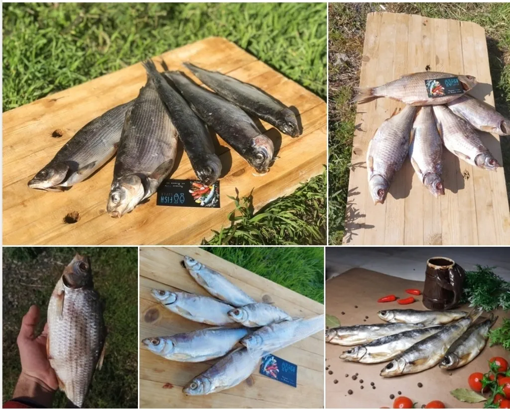 большой выбор вяленой рыбки в Ростове-на-Дону